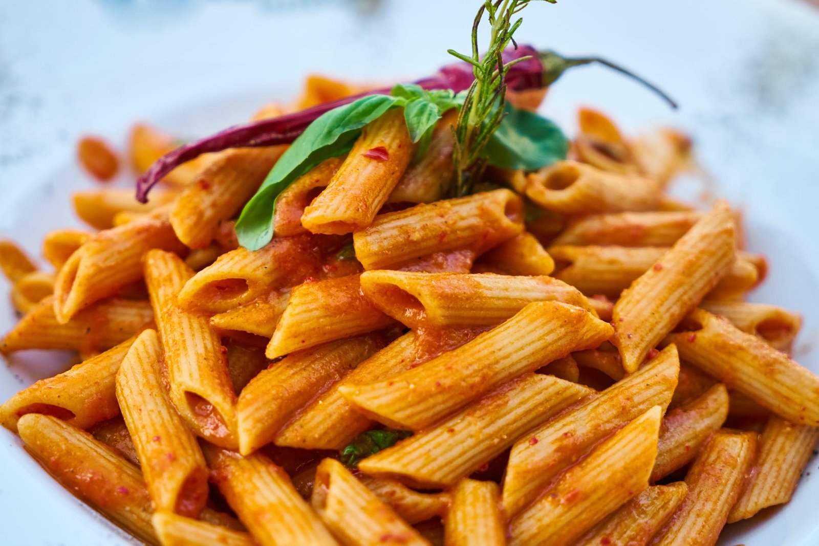 closes up photo of macaroni